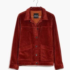 Madewell  Corduroy Swing Chore Coat Burnished Mahogany XS